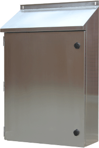 CSSR  Series- IP66- IP66 316 "Sloped Roof" Stainless Steel Wall Mounted Enclosures